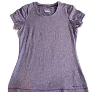 Women's Ash Purple Semi-Fitted Tee